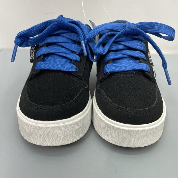 Skechers Vert II Skate Sneakers Shoes Athletic Blue Black Kids 12.5 - Picture 3 of 14